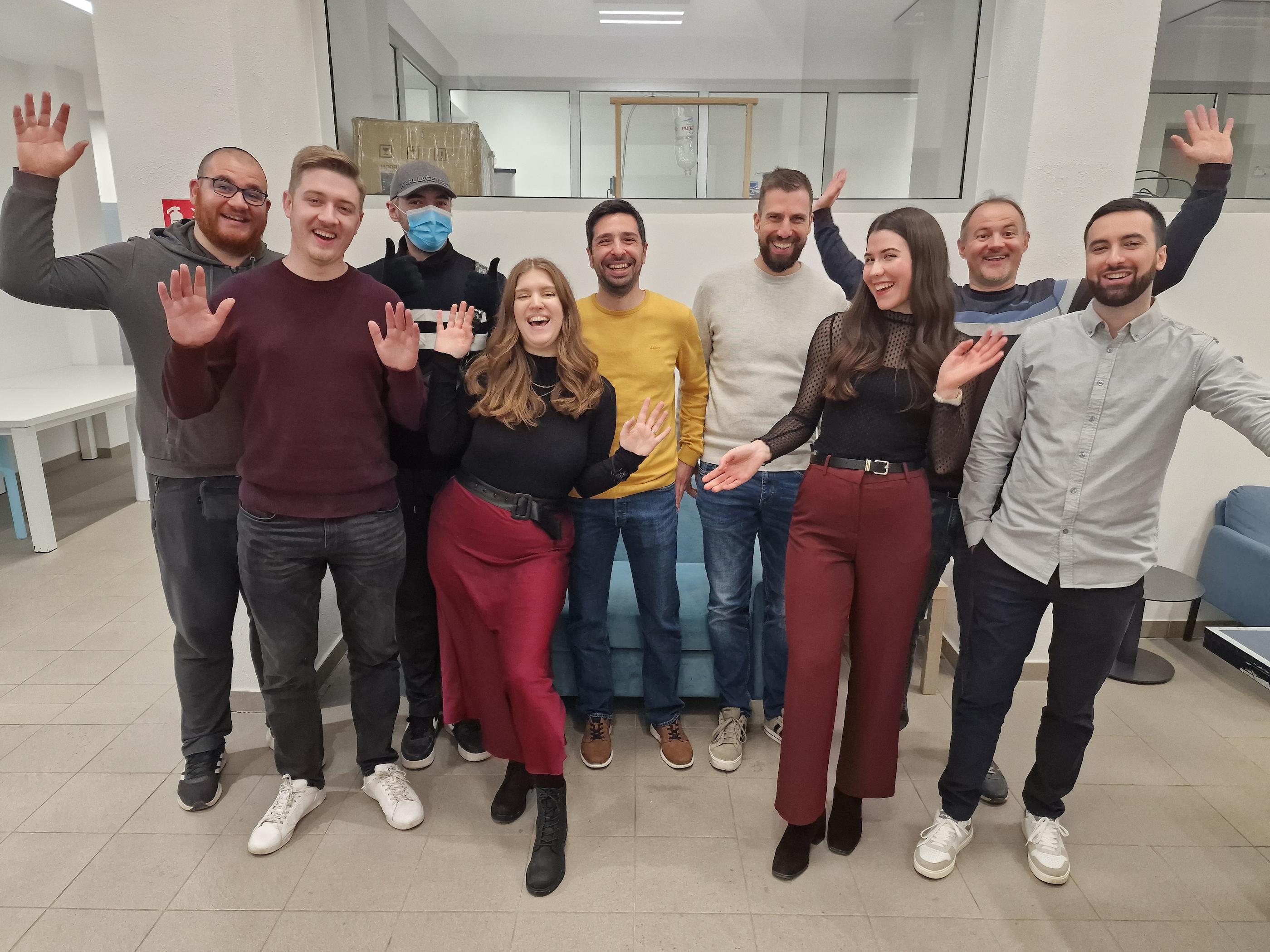 The Digital Apex team together